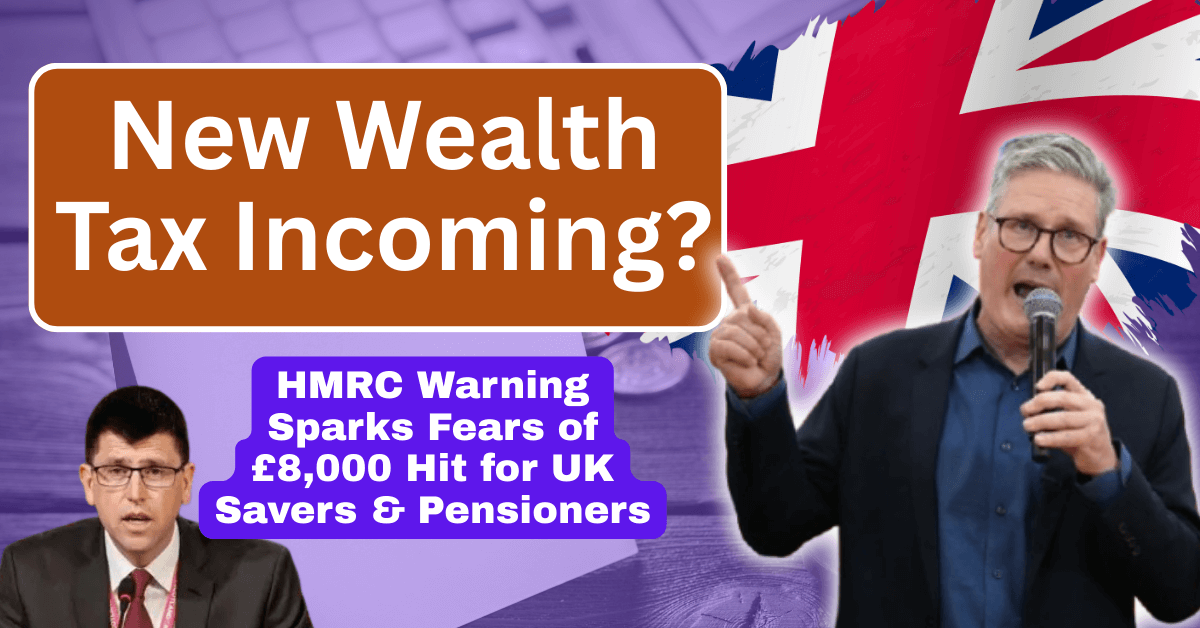 New Wealth Tax Incoming? HMRC Warning Sparks Fears of £8,000 Hit for UK Savers & Pensioners